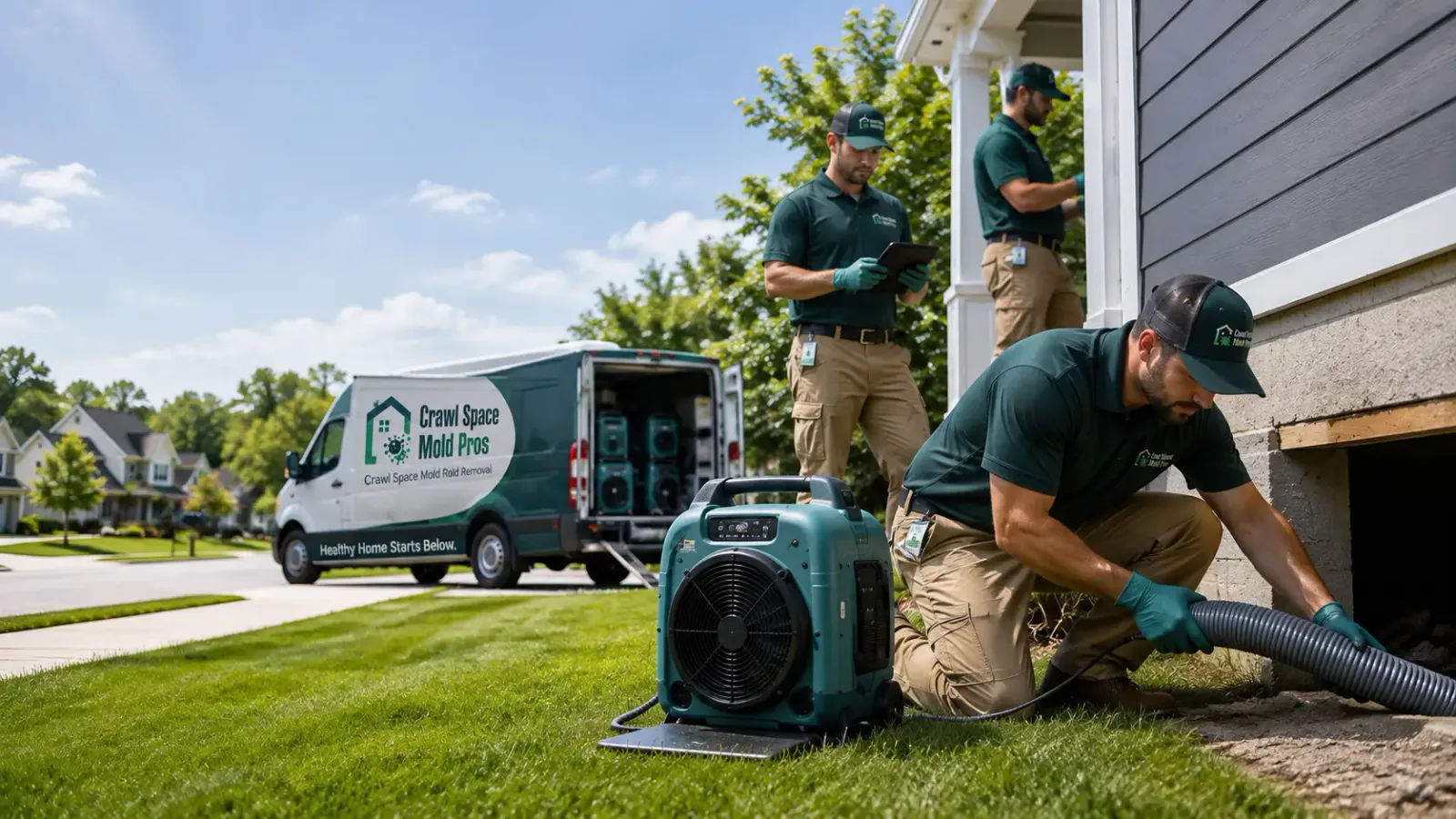Crawl Space Mold Removal in Carmel, CA